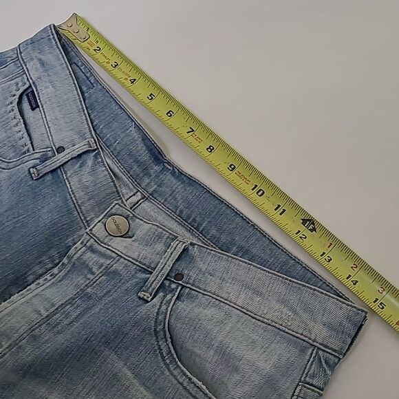 NEW 27 GOLDSIGN LOOSE FIT BUTTON FLY LIGHT STRAIGHT LEG JEANS 28 NWOT - Picture 2 of 15